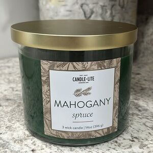 Mahogany/Spruce/Balsam Bark Scented  3-wick Candle 🌿🆕🌿